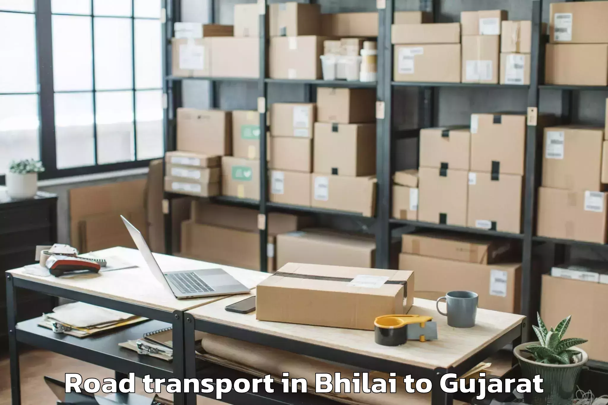 Top Bhilai to Gusar Road Transport Available